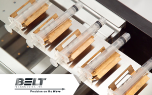 Multilayered steel belts deliver high torque, zero backlash and clean operation.